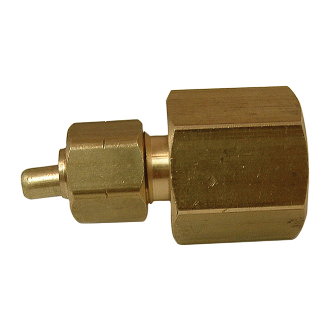 Union - Brass - 3/8" x 1/2" - Tube x FIP