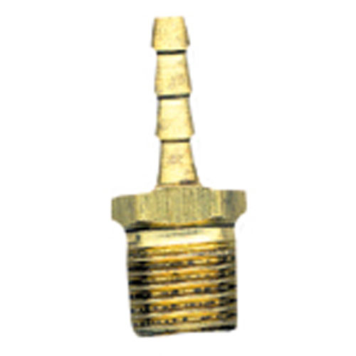 Hose Barb - Brass - 3/8" x 1/4" - Barb x MIP