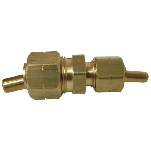 Union - Brass - 3/8" x 1/4" - Tube x Tube