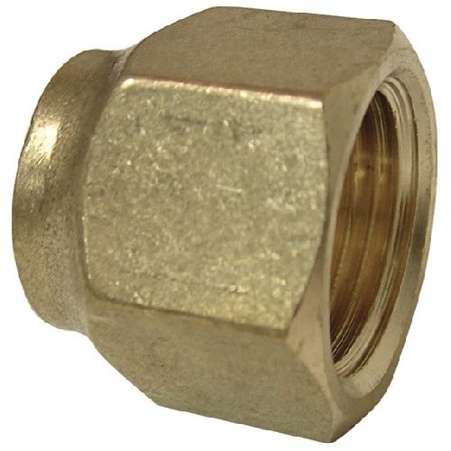 Short Forged Flare Nut - Brass - 45° - 1/2"