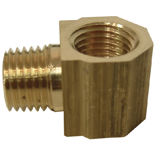 Street Elbow - Brass - 90° - 1/4" x 1/4" - MIP x FIP