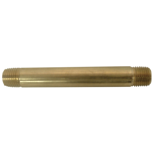 Nipple - Brass - 1/4" x 4" - MIP x MIP