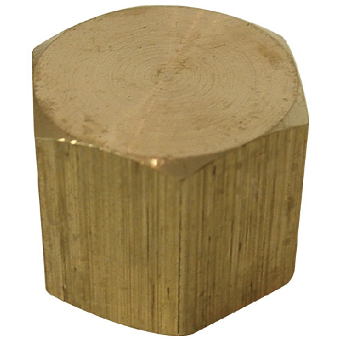 Pipe Cap - Brass - 1/2" - FIP