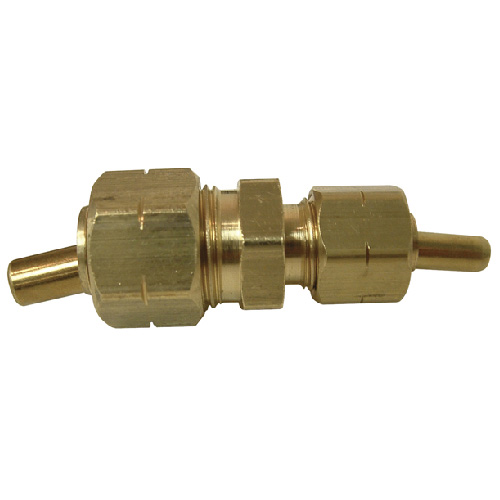Union - Brass - 1/2" x 3/8" - Tube x Tube