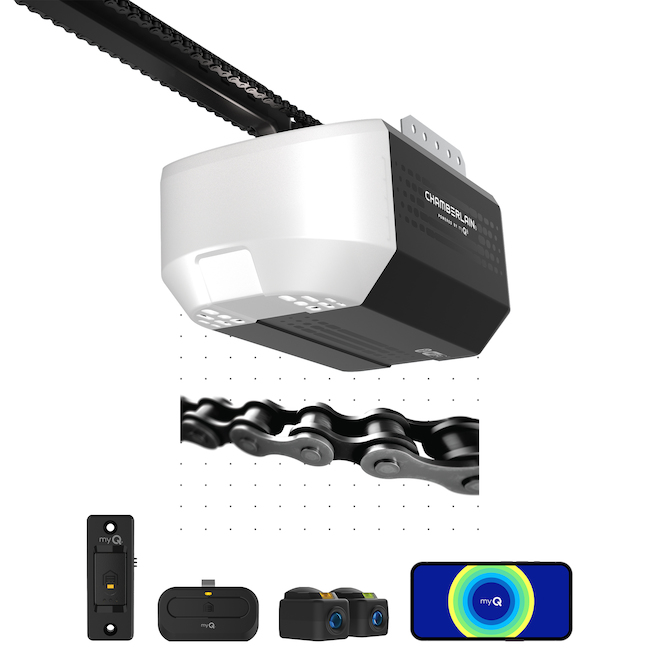 Chamberlain Smart Garage Door Opener 1/2 HP with Chain-Drive