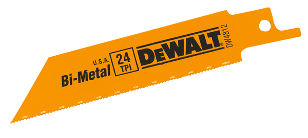 DEWALT Metal Reciprocating Saw Blades - 4-in L - 24 TPI - 5 Per Pack
