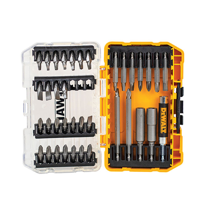 DEWALT 37-Piece Screwdriver Bit Set - Steel - Hard Protective Case - Assorted Bits
