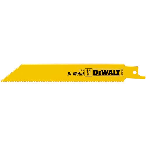 DEWALT Metal Cutting Reciprocating Saw Blades - 6-in L - 14 TPI
