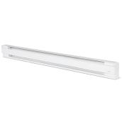 Stelpro BRAVA 66-in x 1500-Watts/240-Volts White Metal Baseboard Heater