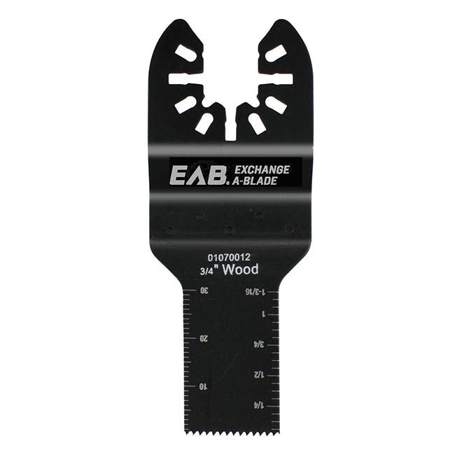 EAB Professional Flush Cut Blade for Oscillating Tool - 3/4-in W - 1 1/4-in Cutting Depth - High-Carbon Steel