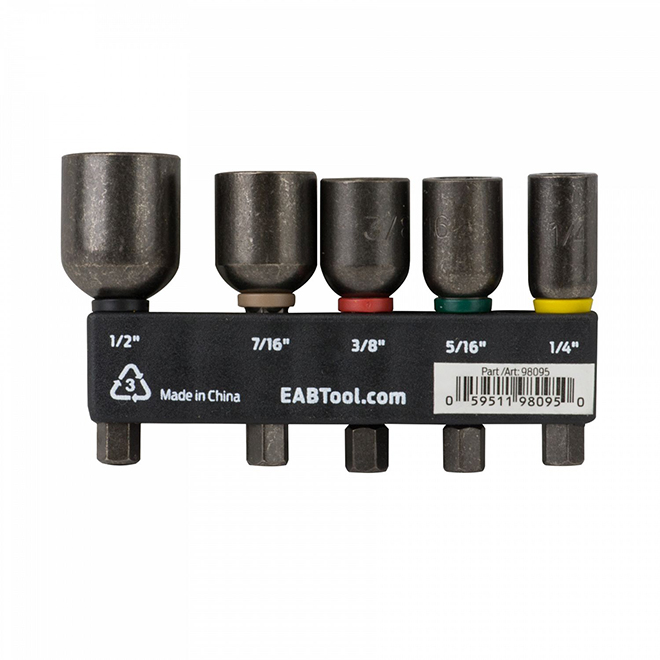 Exchange-A-Blade Impact Bit Clip - 2-in - Assorted Sizes - S2 Steel - Set of 5