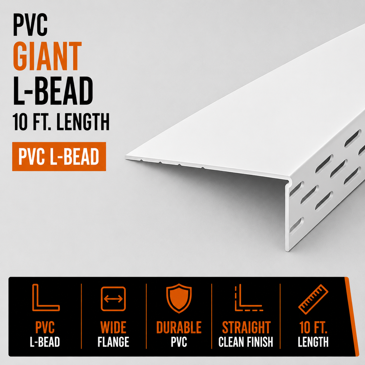 10 ft. PVC Giant L-Bead