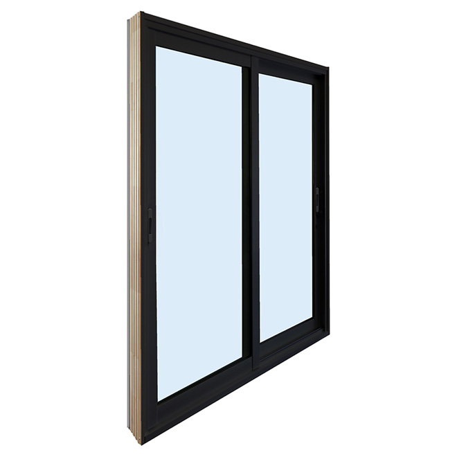 Dusco Sliding Door - Black - Vinyl - Locking Screen
