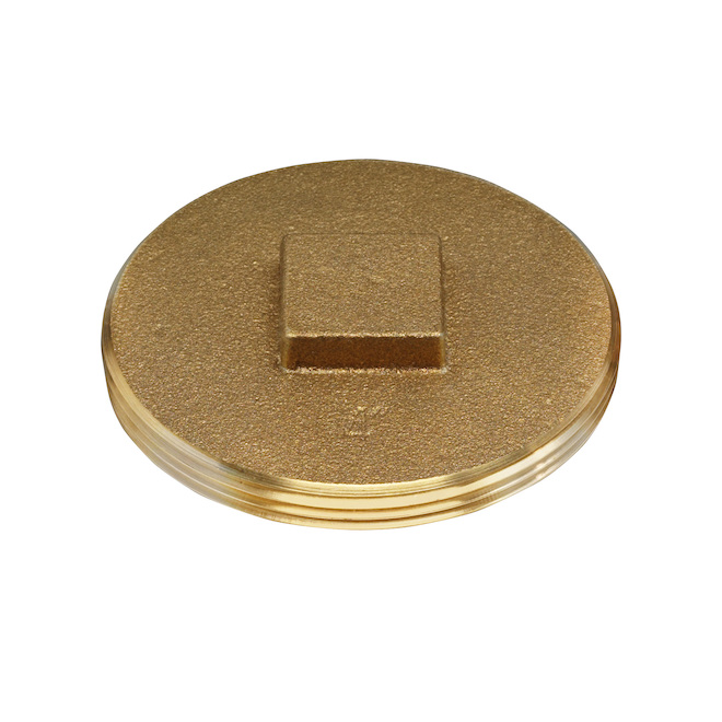 Oatey 4-in diameter Brass Cleanout Plug