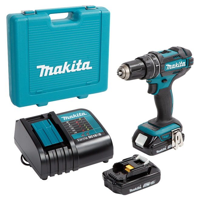 Hammer Drill - Cordless - 1/2-in - 18 V