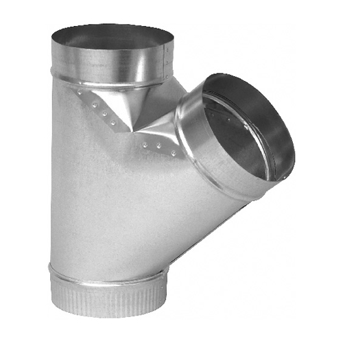 Imperial Wye Duct - 6-in x 6-in x 6-in - 30-Gauge Galvanized Steel