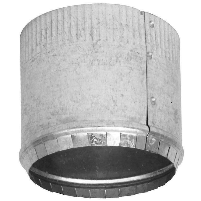 Imperial 5-in Galvanized Steel Round Duct Starting Collar