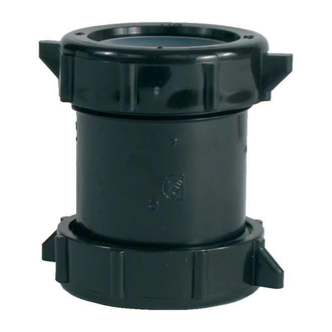 Plumb Pak - 1-Pack - 1.5-in - ABS - Straight Coupling with Nuts