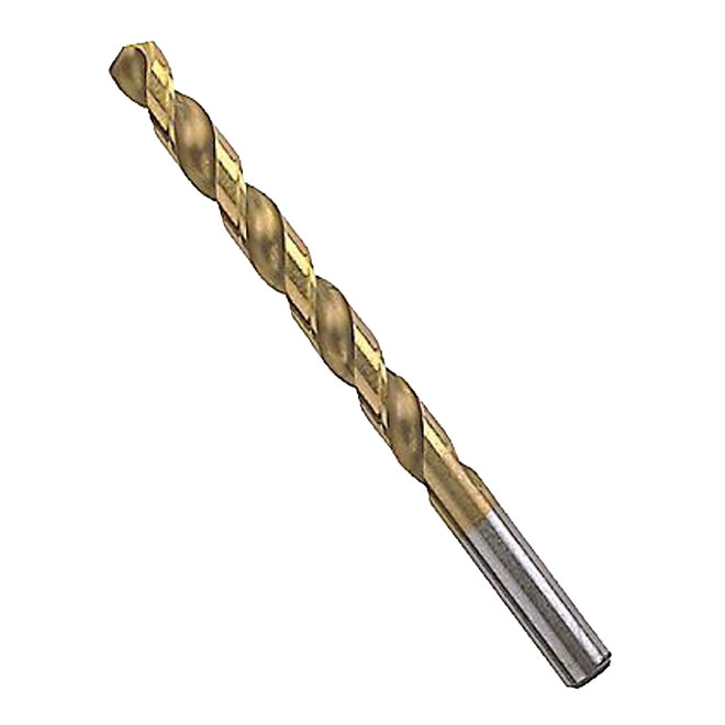 Bosch Twist Drill Bit - Titanium Coated - 9/64-in x 2 7/8-in - High-Speed Steel