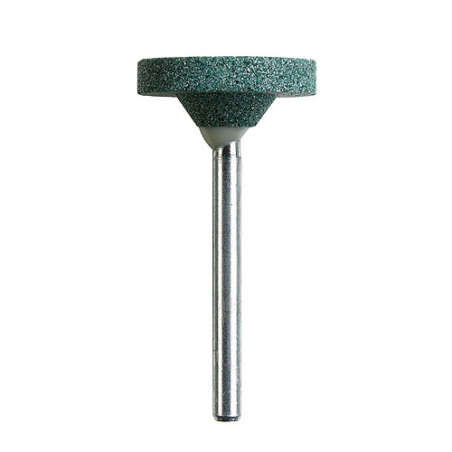 Dremel Silicon Carbide Disc Grinding Stone - 25/32-in Dia x 1 1/2-in L - 1/8-in Round Shank