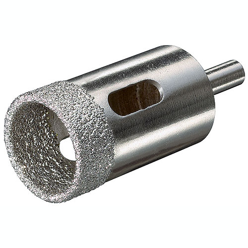 RotoZip Hole Saw - 1-in Dia x 2-in L - 1/4-in Round Shank - Diamond Grit