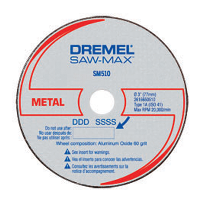 Dremel Metal Cut-Off Wheels - 3-in - Aluminum Oxide - Pack of 3