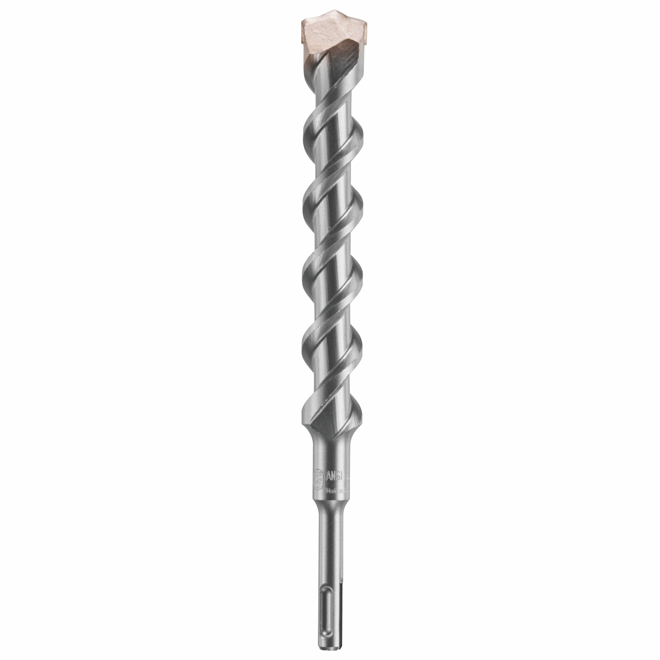Bosch Bulldog Masonry Hammer Drill Bit - 1-in Dia x 10-in L - 8-in Cutting Depth - SDS-Plus Shank - Carbide-Tipped