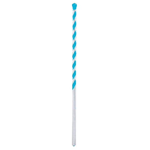 Bosch MultiConstruction Multi-Material Hammer Drill Bit - 3/8-in Dia x 6-in L - Tungsten Carbide - Round Shank