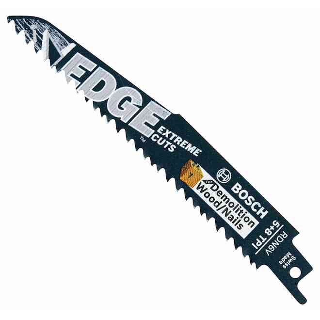 Bosch Demolition Edge Reciprocating Saw Blades - 6-in L - 5/8 TPI