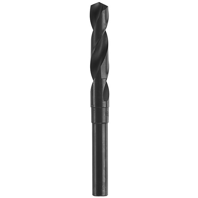 Bosch Fractional Twist Drill Bit - 9/16-in Dia x 6-in L - 135° Split Point - Reduced Round Shank - Black Oxide