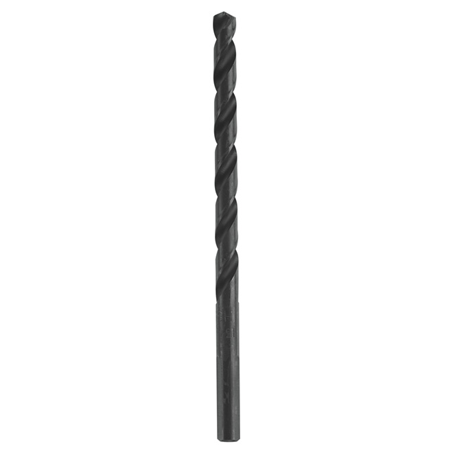 Bosch Metal Drill Bit - 15/64-in dia x 3 7/8-in L - 3-Flat Shank - 135° Split Point - Black Oxide