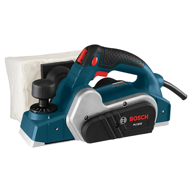 Bosch 3 1/4-in Corded Handheld Planer - 6.5-Amp Motor - 16500 RPM - Dual-Mount Guide Fence - Ambidextrous Lock-Off
