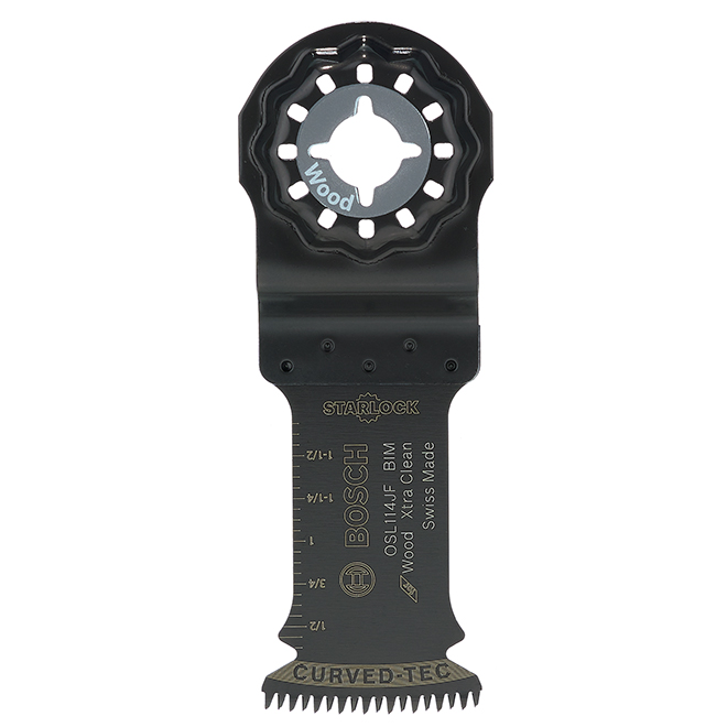 Bosch Starlock Oscillating Xtra-Clean Plunge Cut Blades - Bi-Metal - 3 Per Pack - 4-in L x 1 1/4-in W