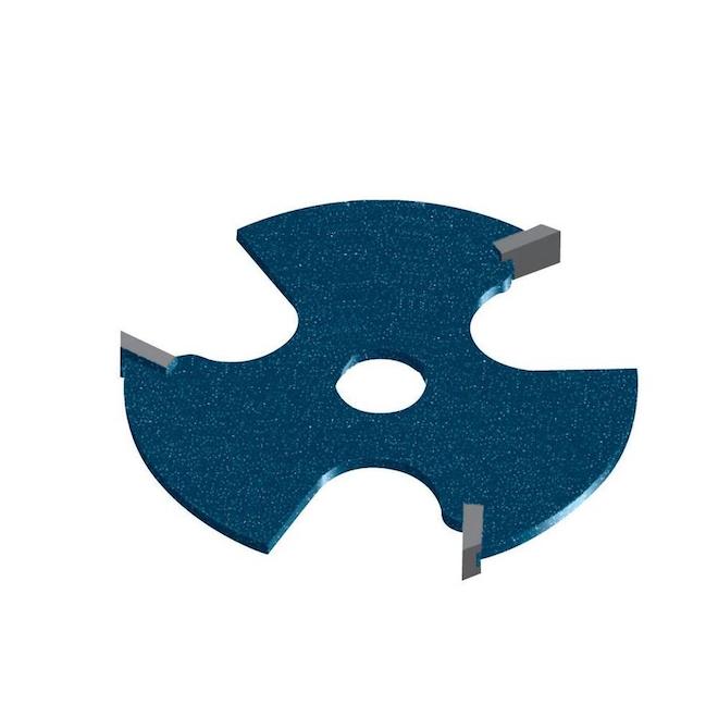 Bosch 1/8-in Carbide-Tipped 3-Wing Slotting Router Bit