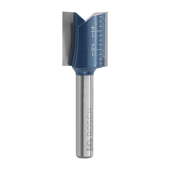 Bosch 1/2-in x 1-in Carbide-Tipped 2-Flute Straight Bit