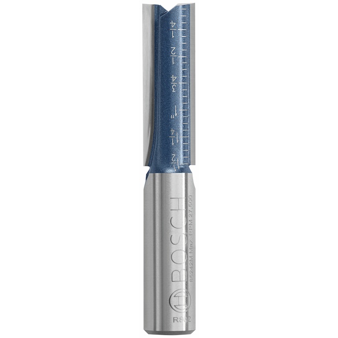 Bosch 5/16-in x 1-in Carbide-Tipped 2-Flute Straight Bit