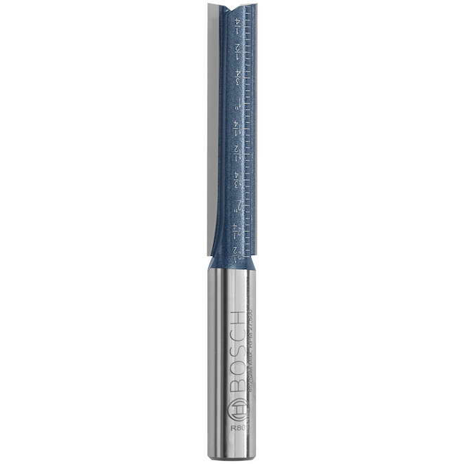 Bosch 1/2-in x 2 1/2-in Carbide-Tipped 2-Flute Straight Bit