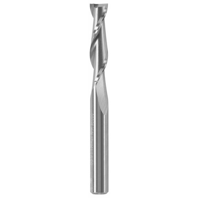 Bosch 1/4-in x 1-in Solid Carbide 2-Flute Upcut Spiral Bit