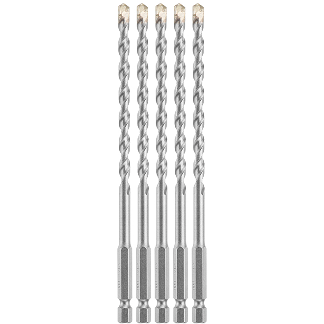 Bosch Impact Tough Masonry Drill Bit - High-speed Steel - Carbide Tip - 6-in L x 1/4-in Dia