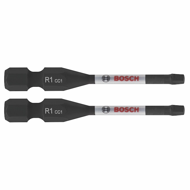 Bosch Impact Drill/Driver 2-in Steel #1 Square Bit Set - Hex Shank - 2 Pieces