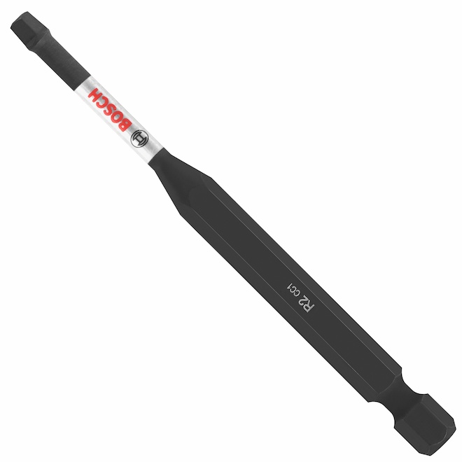 Bosch Impact Rotative Tools Steel #2 Square Tip Screwdriver Bits - Hex Shank - 3.5-in