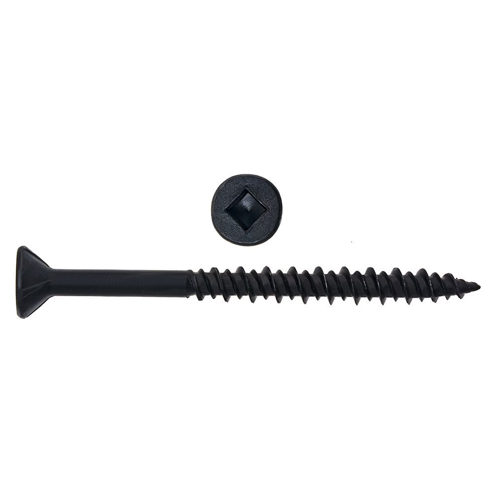#8 x 2" Flat Head Square Drive Phosphate High Performance Floor Screws - 1800/Pack
