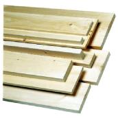 White Pine Board - S4S - Natural - 6-ft L x 4-in W x 5/4-in T