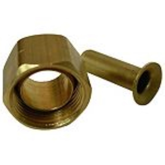 Sioux Chief 5/16-in diameter Brass Plumbing Nut with Insert