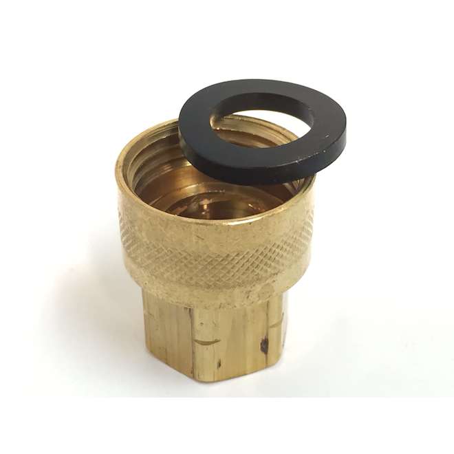 Sioux Chief Brass 3/4-In FHT x 1/2-In FIP Female Adapter Swivel Fitting