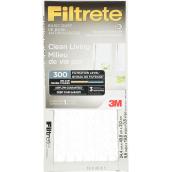 Filtrete Air Cleaning Filter - Fibreglass - 1 Per Pack - 20-in L x 10-in W x 1-in T 300 MPR