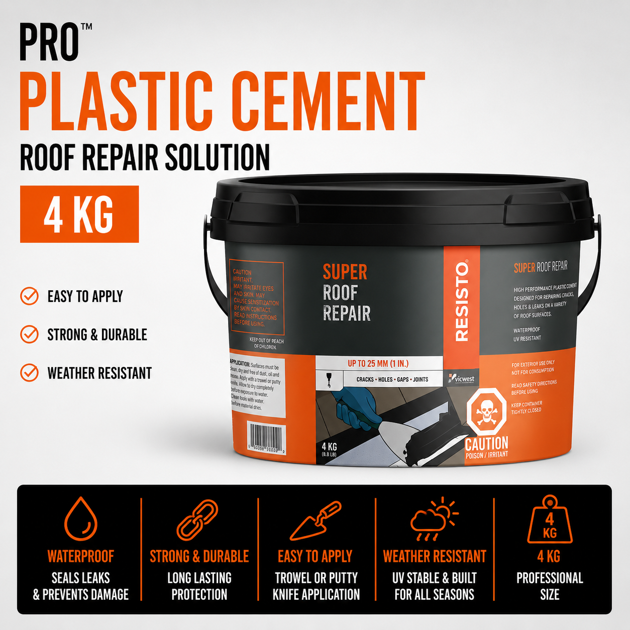 Pro Plastic Cement - 4 kg