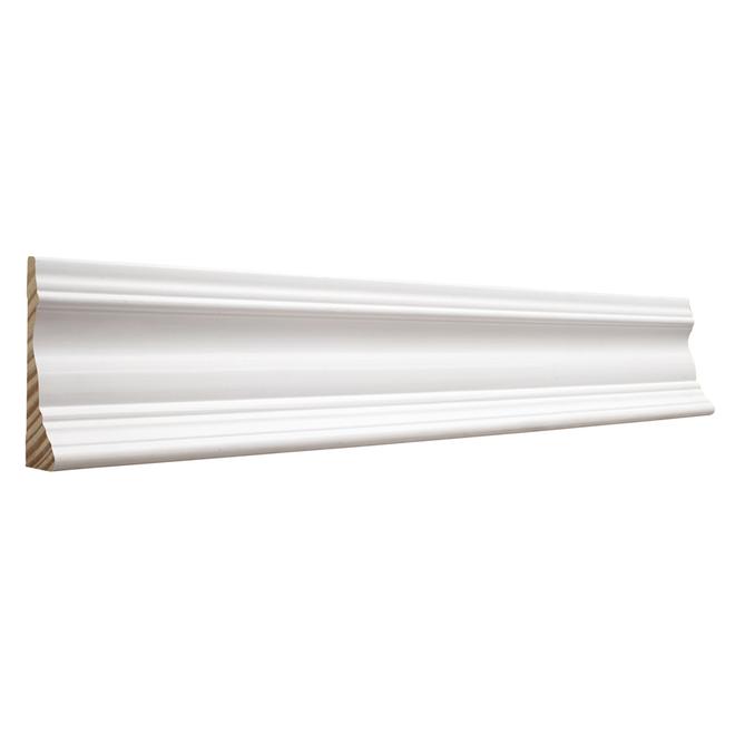 1 x 3 x 8-ft Primed Finger Joint Pine Backband Casing