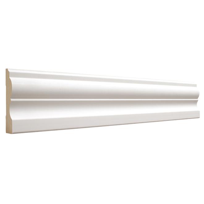 3/4 x 3-1/4 x 8-ft Primed MDF Casing Moulding