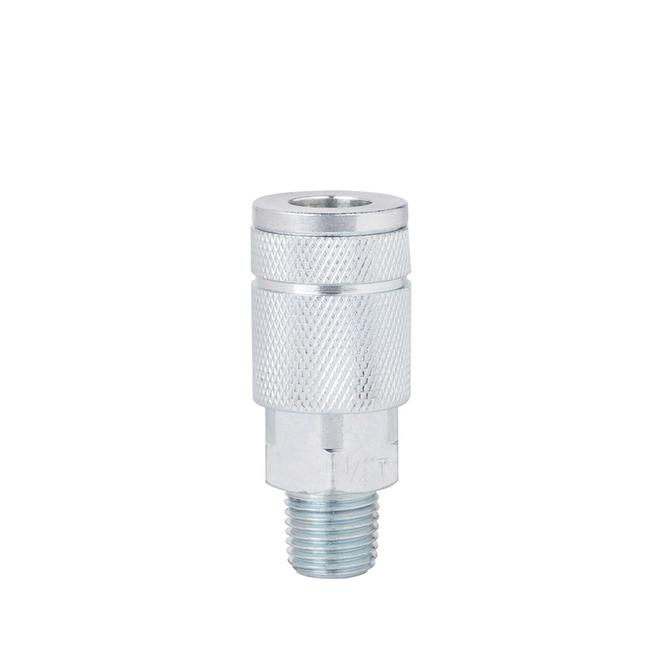 Kobalt Steel NPT Coupler Male 1/4-In Automotive